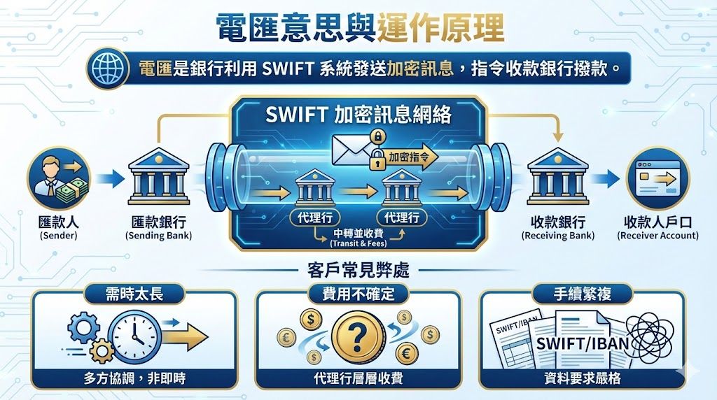 Explain the process of wire transfer